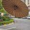 24 bone center column garden umbrella 24k outdoor leisure sun umbrella parasol scenic area with large umbrella