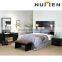Grade E1 MDF+veneer+PU paint nightstand hotel furniture
