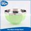 Promotional round colorful plastic PP fruit bowl for noodle