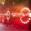 Led co2 jet machine dmx512 stage co2 jet with leds 18x3w rgb 3in1 disco led co2 jet dj co2 machine with 6Meter pipe