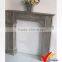 Freach style shabby chic wood fireplace surround