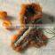 factory direct supply fashion dyed 100% real rex rabbit scarf in high quality
