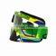 BJ-MG-013 New arrival Clear Brazil Frame motorcycle motocross goggle dex
