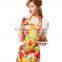 OEM cute apron , printed apron , wholesale kitchen apron