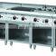 Stainless Steel Counter Top Gas Combination Oven With Cabinet