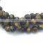 2.0mm Large Hole Hot Selling Round Yellow Tiger Eye Gemstone Loose Beads Approximate 15.5 Inch