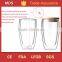 Borosilicate glass double wall cappuccino thermos cup