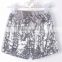 Multi-colored Wholesale boutique sequin shorts lovely baby sequin shorts