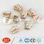 hot sale no puller light gold non lock metal zipper slider