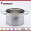 Two Layer food Steamer with double handle tray