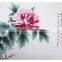 Chinese bedroom wall decor peony flower paintings