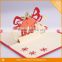 Best Selling handmade pop up christmas cards