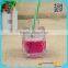 High quality 3 oz square glass aroma diffuser bottle with screw cap