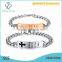 I was born to love you stainless steel bracelet