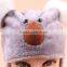 plush animal hat/adult animal winter hats/plush hat/plush koala hat