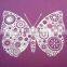 butterfly pattern silk printing 200sheets thick fabric notebook