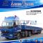 widely used 3 axle 13m 50tons low flatbed/platform semi truck trailer for bulk cargo transportation for sale