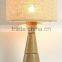 Designer Wood Bamboo Table Lamp With Hand-woven Lamp Shade
