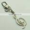 Highly-reflective Metal Material keychain,bag hanging charm decorative keychain with snap hook