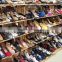 Various kinds of in stock second hand leather shoes in wide range of sizes