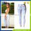 Big yards of Europe and American high waist snowflakes hole sexy female jeans trousers