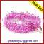 Hot sale 2015 star decorated handmade yellow mylar tinsel