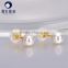 fashion jewelry 5--6mm white japanese akoya pearls earrings for sales