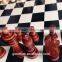 Wooden Marbleizing Double Sides Inside And Outside Marbleizing Folding Chess Set 3 In 1 Chess Game