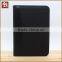2016 New design PU bound portfolio with zipper