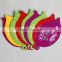 leaf shape hangtag with glosy lamination for different taste toast