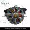 Multi color Charming jewellry multi layer chain glass flower alloy bangle bracelet fashion jewelry for women and men
