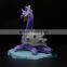 Plastic Purple Dragon Mascot Statue For Sale