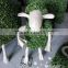unique style artificial garden animal sculpture artificial statues plastic lovely sheep for decoration