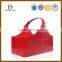 Customized leather magnetic storage baskets for wine bottle/magazine storage /for shopping