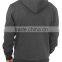 100% cotton mens sweatshirt zipper up fleece hoodie