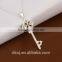 wholesale old western-eu style 925 silver key shape gemstone pendants