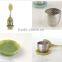 2015 wholesale popular funny design leaf shape silicone tea infuser