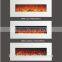 LED ( logs , crystal , pebbles optional ) white wall mounted flame electric fireplace                        
                                                Quality Choice