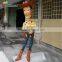 Life size fiberglass movie statues