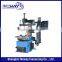 Full automatic machine for mounting tires without claw bar