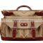 Vintage Style Large Capacity Tote and Shoulder Canvas Khaki Women Briefcase or Business Bag
