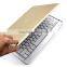 2016 new arrival silver ultra thin aluminum bluetooth keyboard for ipad pro 12.9" wireless keyboard