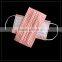 jacinth white grid spunlace nonwoven self adhesive half mask of face