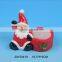 Wholesale terracotta christmas decoration crafts with snowman painting