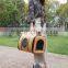 yellow luxury dog carrier pet dog cat bags plastic mesh