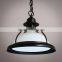 Made In China Elegant Residential Pendant Lighting Iron Chain Colorful Lampshade