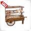 POP Custom Wooden Market Cart display