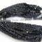 Natural Black Tourmaline Hishi Beads