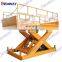 Scissor type hydraulic car lift for service station