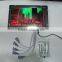 10'' Inch LCD battery powered video media player display with button